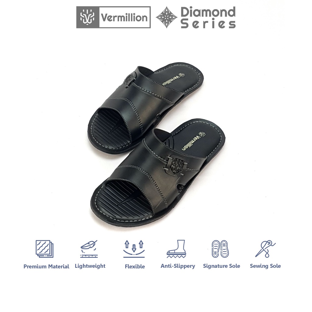 Sandal Slop Pria Sandal Kulit Pria Slop Sandal Jepit Sandal Pria Kekinian Sandal Anti Slip Pria Sandal Pria Sandal Pria Karet Sandal Pria Casual - Druid