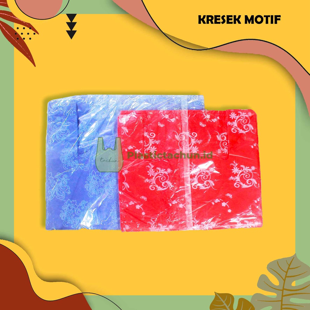 Tas Plastik / Kresek HD/PE Motif uk. 32cm | Kresek Motif | Kresek Wakul | Kresek Kerdus | Kresek Bat