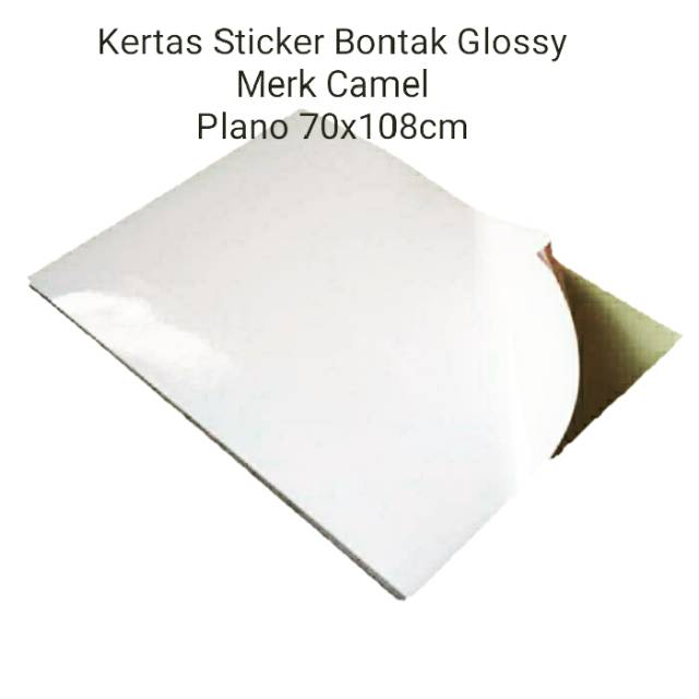 Kertas Sticker Bontak Glossy Camel Plano 70x108cm Bontac Bontax kertas stiker