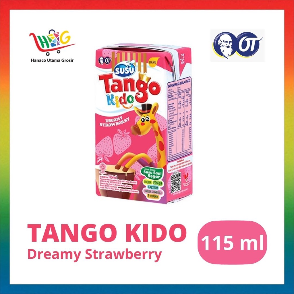 Susu Tango Kido UHT 115ml