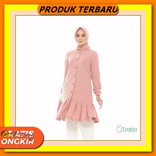 [Ready] Athena Blouse Kemeja Flanel Kotak-Kotak Wanita Jumbo Bigsize Polos Basic Terlaris | Baju Ata