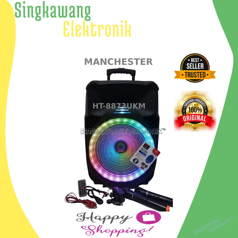 SPEAKER PORTABLE ASATRON MANCHESTER 15 INCH HT-8873UKM