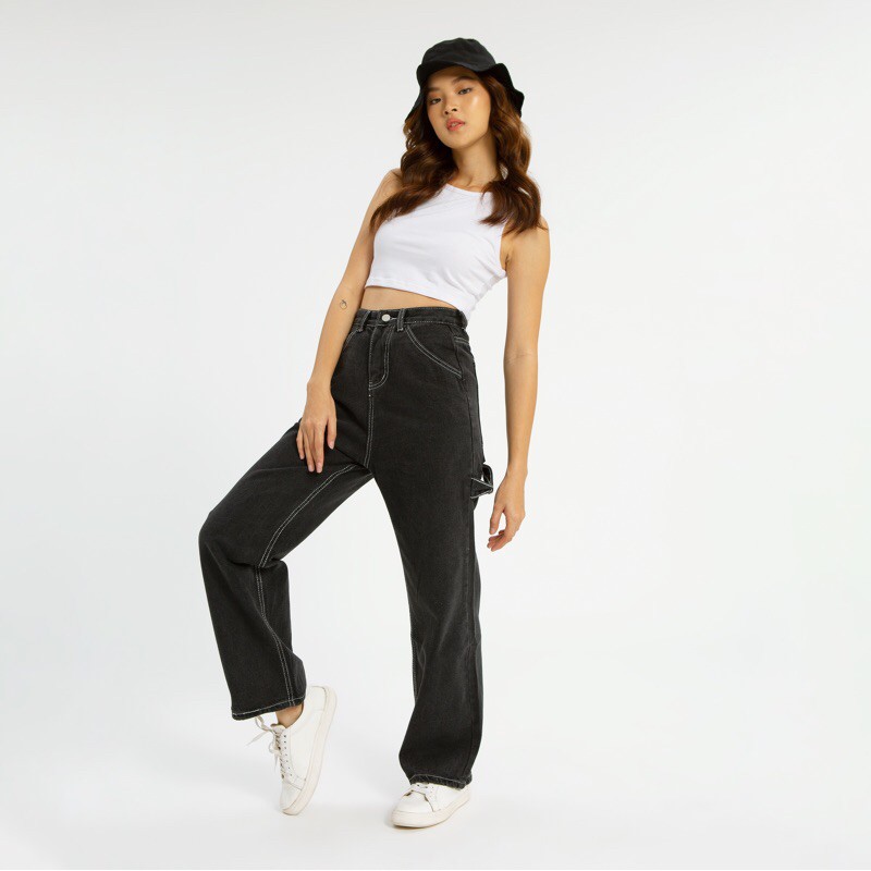 VIERLIN - Jeans 8803 - HW BAGGY JEANS