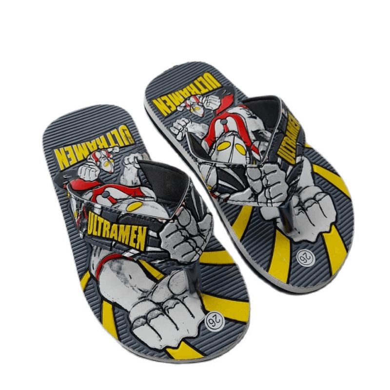 Sandal Jepit Anak Laki Laki Muka Print Ultramen