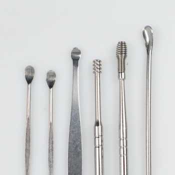 [6PCS] Set Pembersih Telinga Korek Kuping Ear Spoon Too / Alat Korek Kuping Stainless Steel Awet Anti Karat Tahan Lama Murah Original / Korek Telinga Dewasa Bahan Stainless Alat Pembersih Kotoran Telinga / Set Korek Kuping Aman Pembersih Telinga Murah