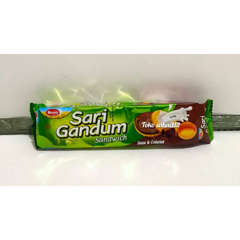 

roma sari gandum sandwich susu & coklat 115gram