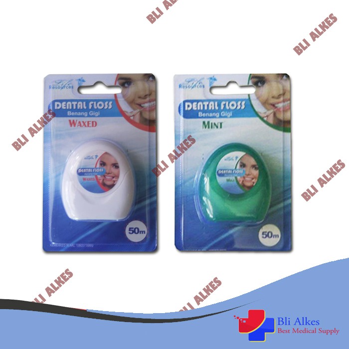 Dental Floss Liferesources Dental Floss Life Resources Tusuk Gigi 1 box isi 50 pcs Benang Gigi Life 