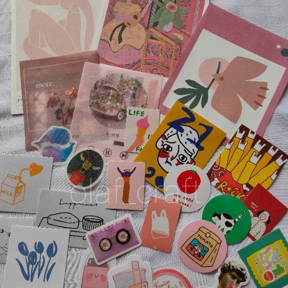 

Jurnal kit / set aesthetic / scrapbook kit / sticker set