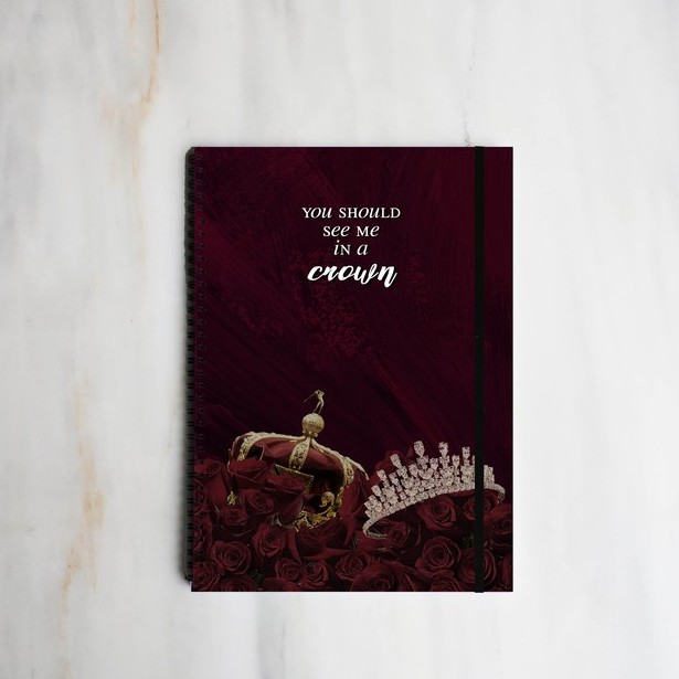 

BILLIE EILISH CROWN Spiral Ruled Notebook Diary Journal Office School Supplies Buku Tulis