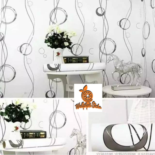 Wallpaper Dekorasi Dinding Wallpaper Stiker kamar tidur Wallpaper Dinding 45cm x 9m