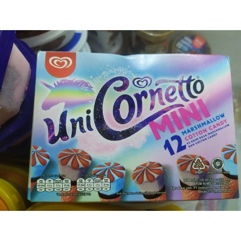 

ice cream cornetto UNICORN 12BIJI
