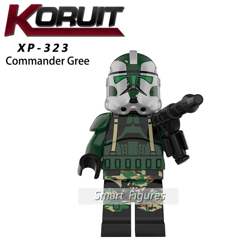 Kt1042 Mainan Action Figure Mini Karakter Star Wars Stormtrooper Coruscant Guard 322 Corps Rex