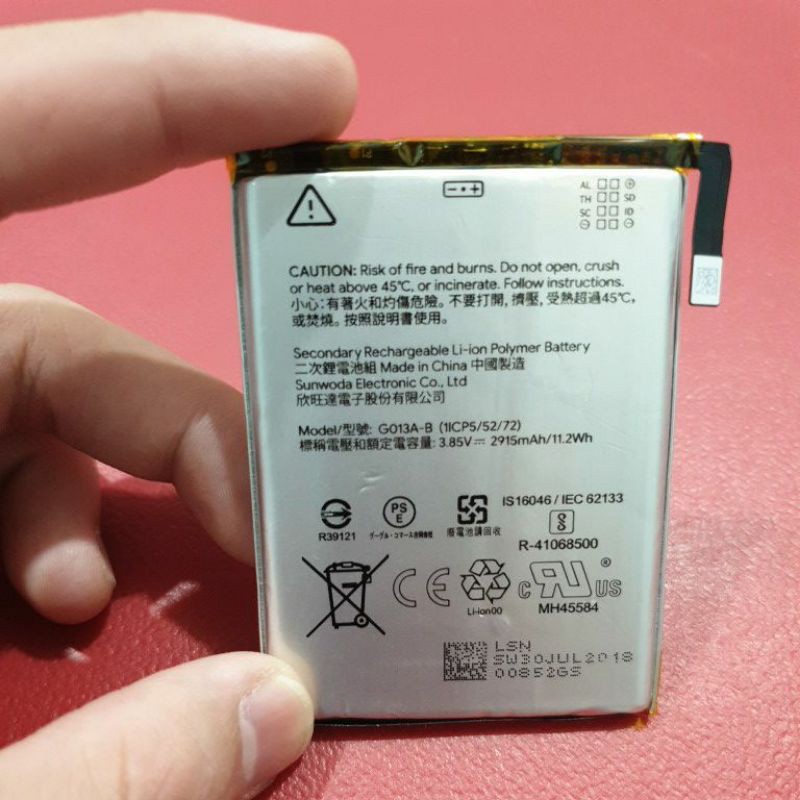 BATERAI ORIGINAL 100% GOOGLE PIXEL 3 G013A-B BATRE HP ORI