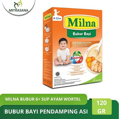 

Milna Bubur 6+ Sup Ayam Wortel Labu