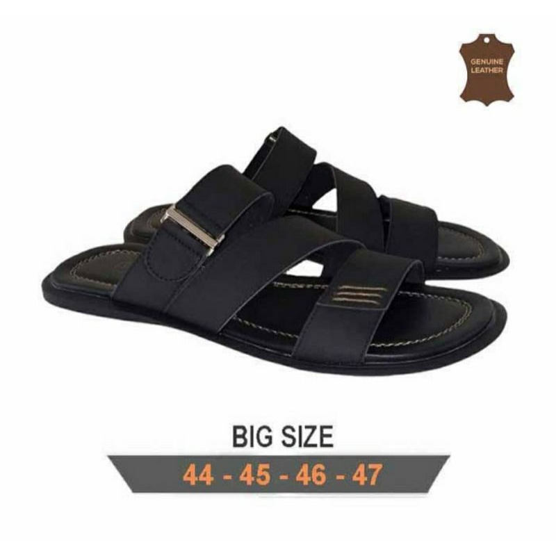 MK*Sandal Slide LANGKA / Sendal Big Size Pria 44 45 46 47 /Slop Bapak2 Kasual JUMBO BANGET, 47