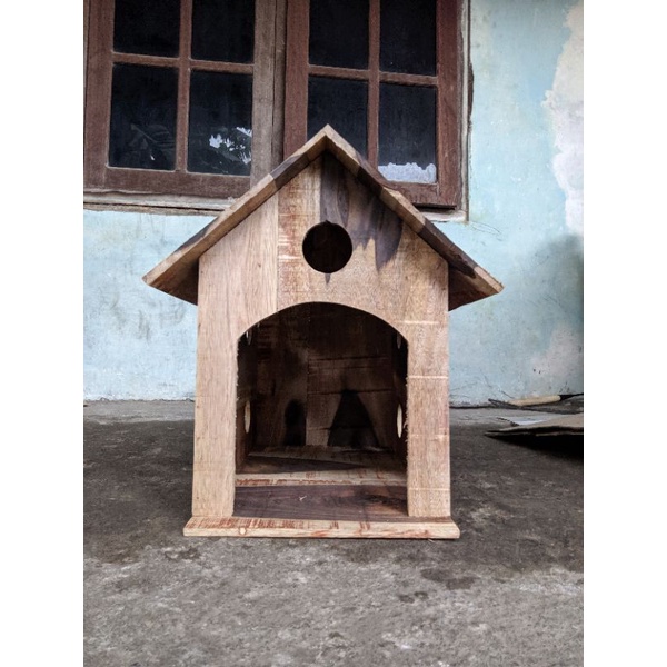 RUMAH KUCING KELINCI ANJING KANDANG KAYU-2