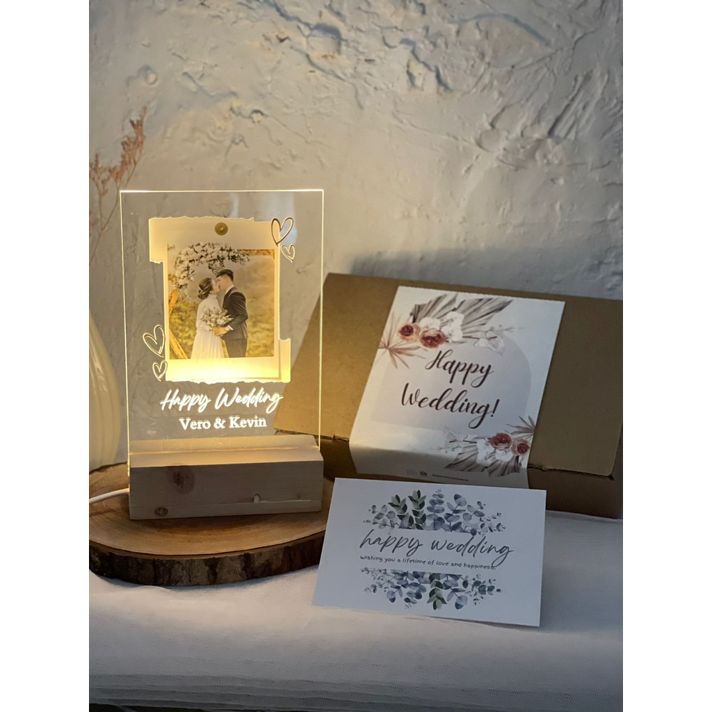 HAMPERS GIFT SET ACRYLIC LAMP (Birthday, Graduation, Wedding, Anniversary, Certificate, First Meet Map)