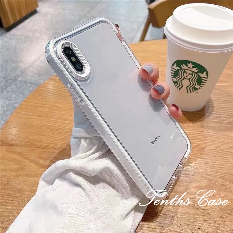 Samsung A14 A04 A04s A23 A53 A13 A03 A22 A52 A72 A32 A12 S20 FE A50 A50s A30s A51 3in1 Casing Handphone Transparan Soft Cover