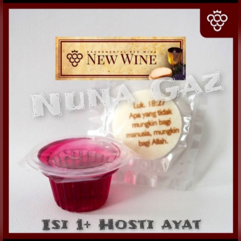 

Minuman Gerejawi Isi 1+Hosti Ayat