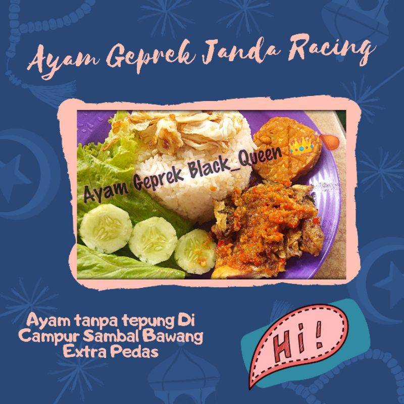 Jual Paket Nasi Ayam Geprek Janda Racing Indonesia Shopee Indonesia