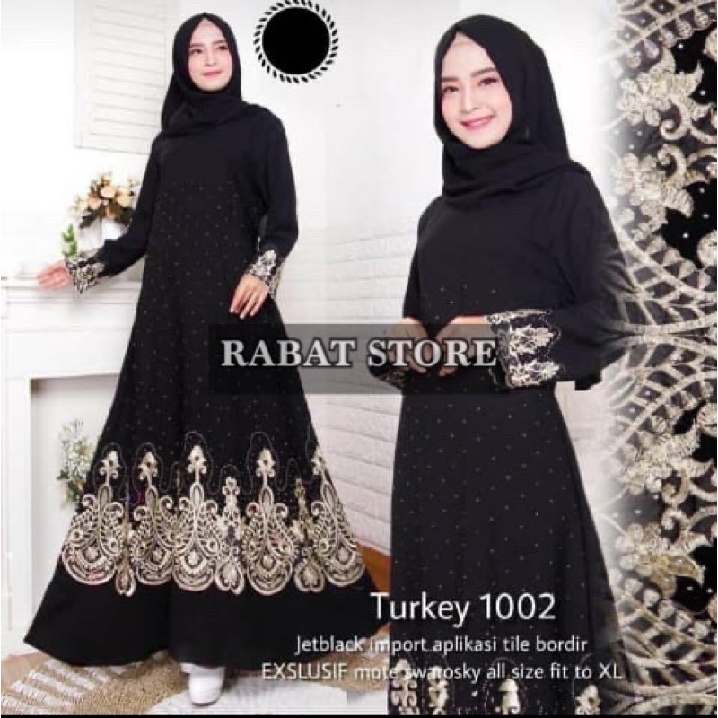 DRESS MUSLIM ABAYA GAMIS SYAR’I TURKEY 1002 COUPLE