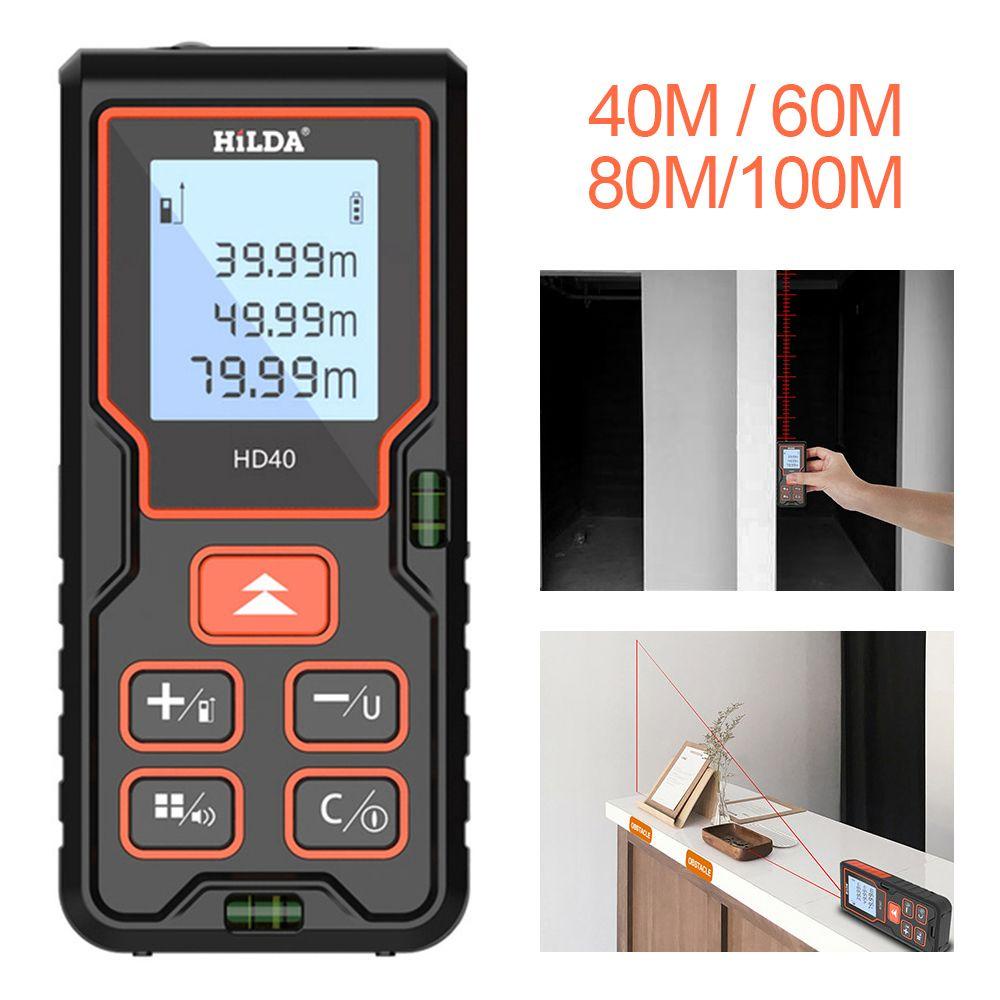 Solighter Distance Meter Alat Ukur Profesional 40M 60M 80M 100M Penggaris Digital