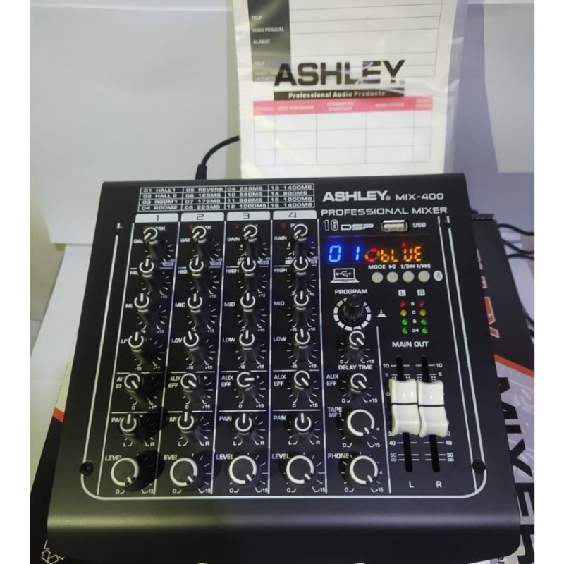 Mixer Ashley Mix 400 Original 4 Channel Bluetooth