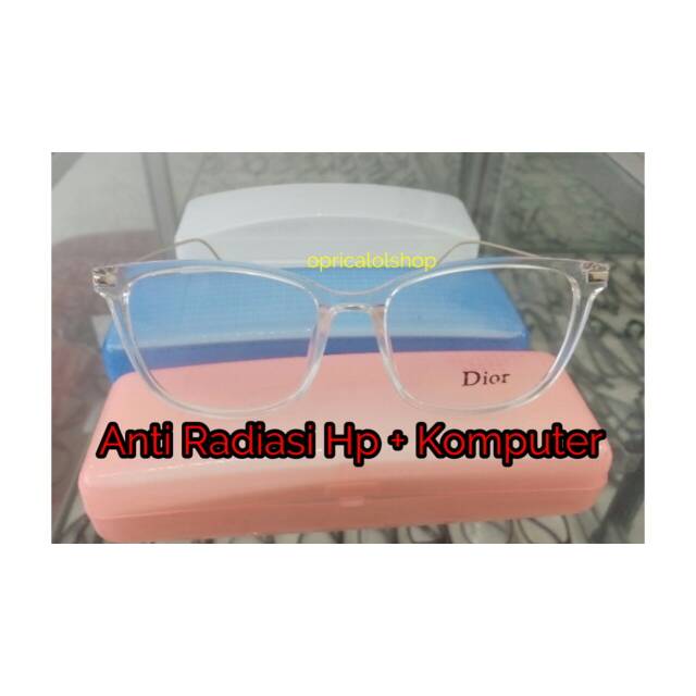Kacamata Populer | Kacamata Minus | Kacamata anti Radiasi | Kacamata Minus Bening gagang Besi tipis
