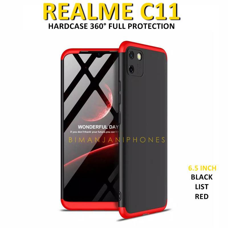 Realme C11 - Realme C15 Hard Case 360° Full Protection 3in1 Full Armor GKK ORIGINAL