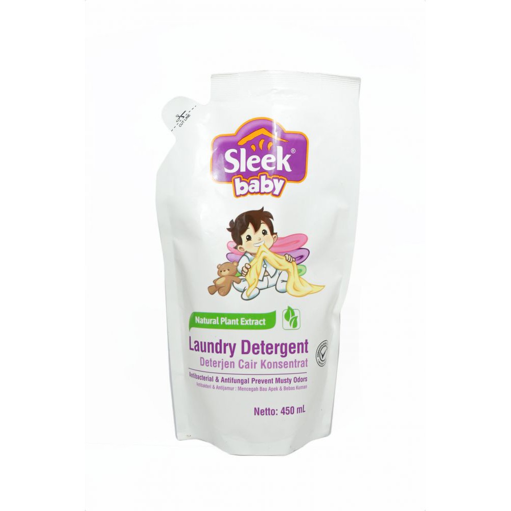 Sleek Baby Detergent/ Sabun Detergent Pakaian Bayi Cair/Sabun Pencuci Pakaian/Sleek Laundry