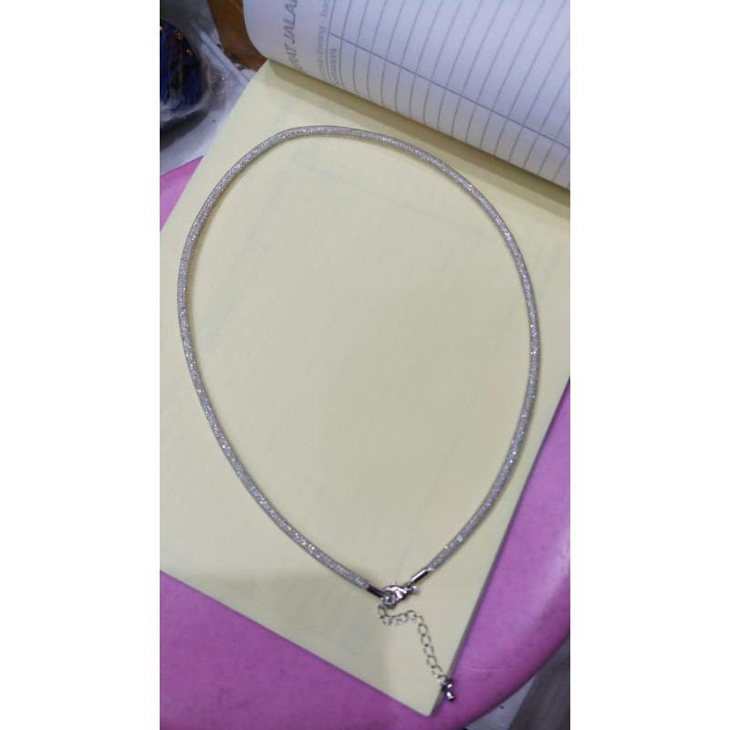 kalung/gelang kawat gliter 2 in 1