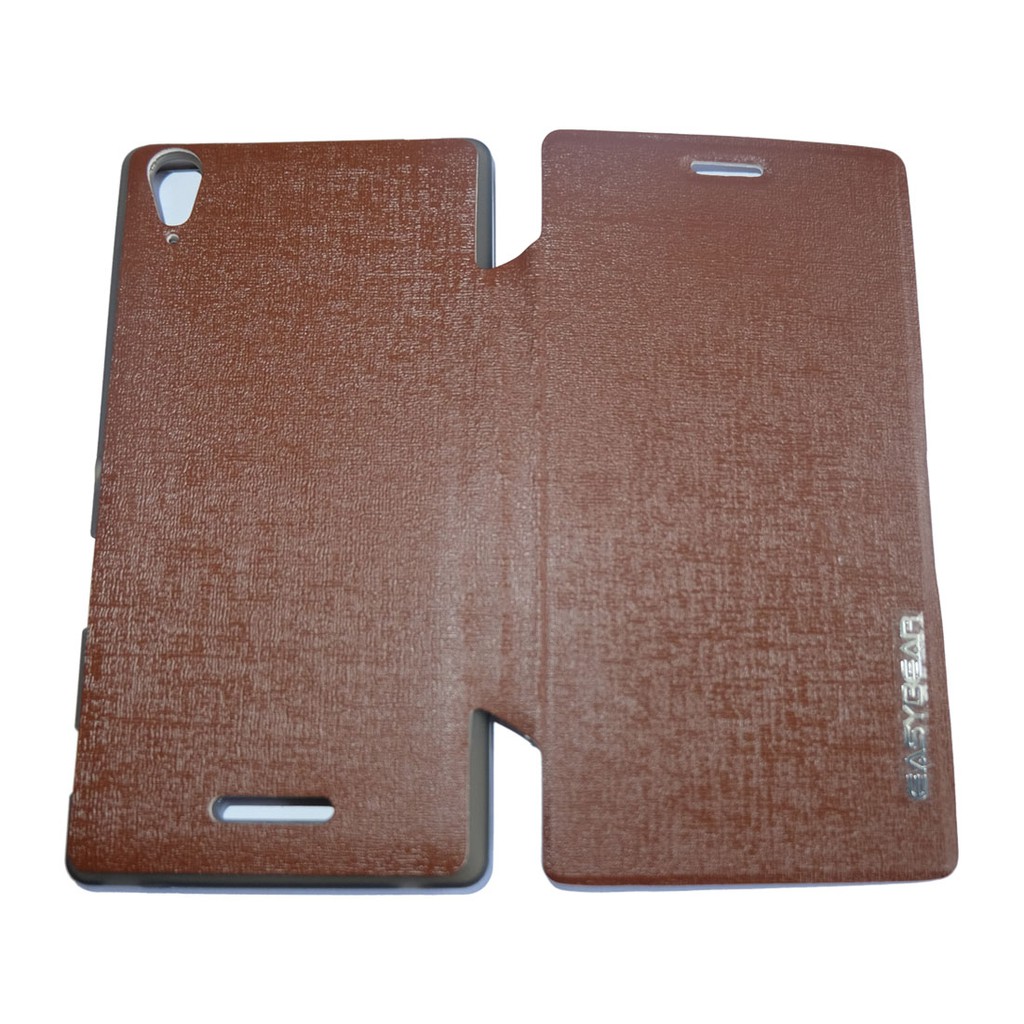 Sarung EASYBEAR Sony Xperia T3 / Lether Case Sony Xperia T3 / Flip Shell / Flip Cover / Dompet / Sarung hp