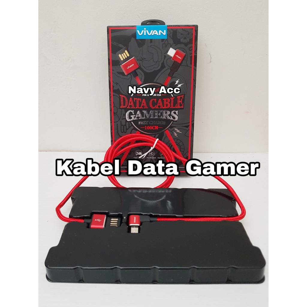 Kabel Data Gamer Vivan Micro - Kabel Fast Charging Micro Gamers BWM100