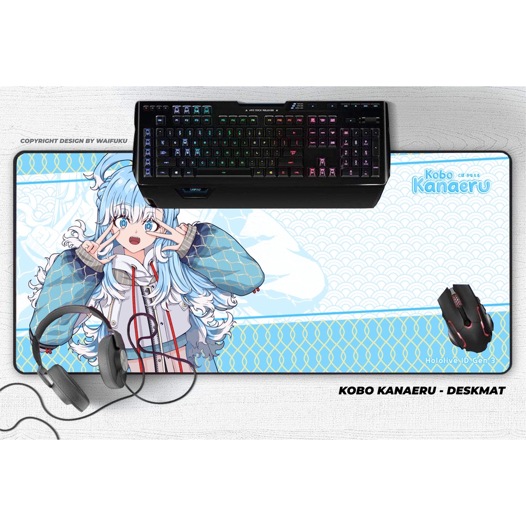 Deskmat / Mousepad Hololive Indonesia - Kobo Kanaeru