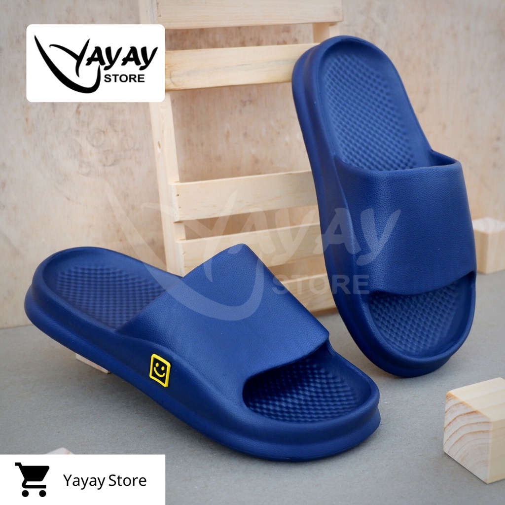 Sandal slop pria EVA / Sandal rumah laki laki / Sendal slop pria / Sandal slide pria 39 s/d 44