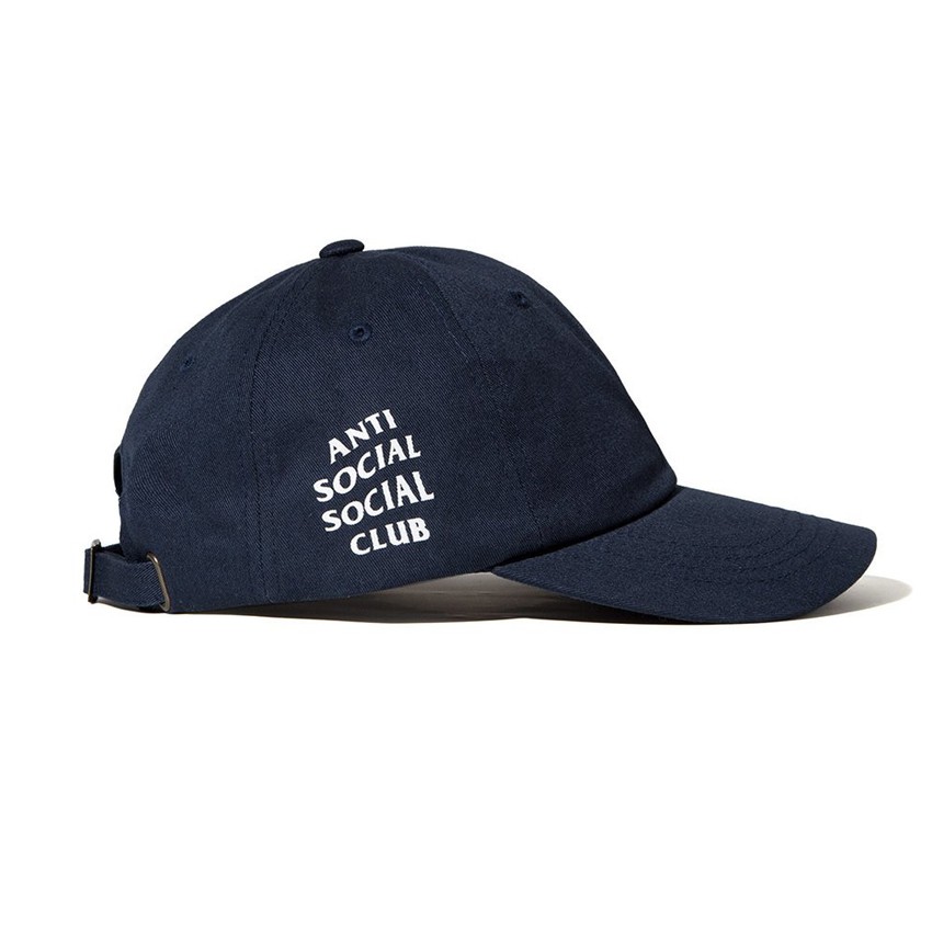 Topi Distro Anti Social Social Club Nevy Blue