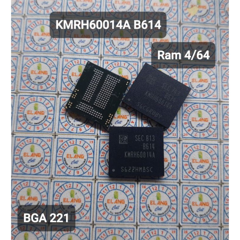 EMMC KMRH60014M/14A  RPMB CLEAN BGA221 Ram  4/64GB