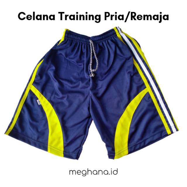 Celana Pendek Kolor / Celana Training Pendek Pria Olahraga / Celana Futsal / Training Size L