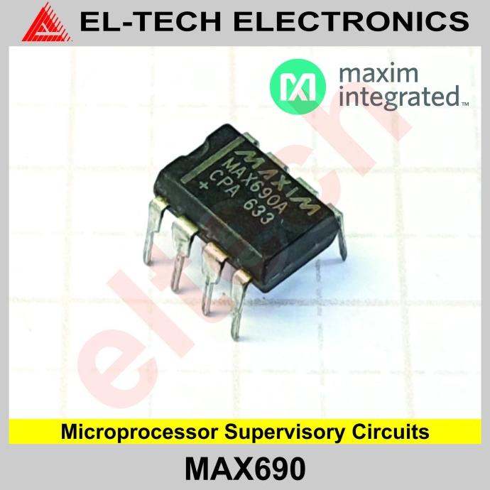 MAX690 MAX690ACPA MAX 690 690ACPA Microprocessor Supervisory Circuits elt3ch