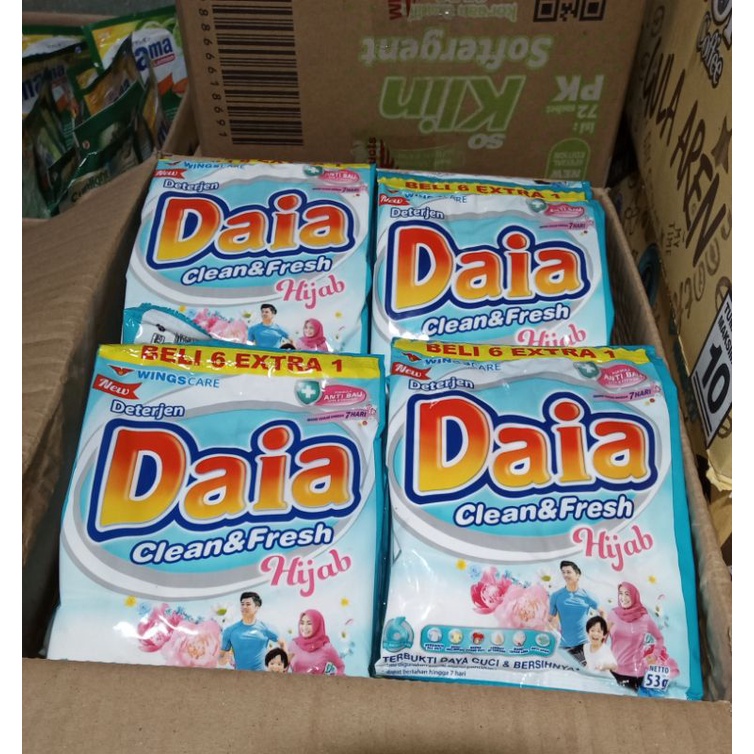 Daia Detergen HIJAB 1 Renceng 7 Sachet