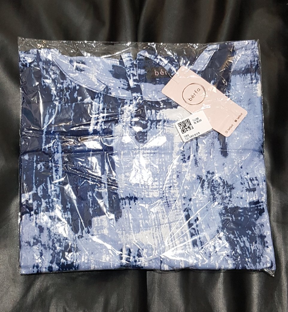 Benang Raja Tunik Batik Wanita Lengan Panjang Ukuran M L Xl