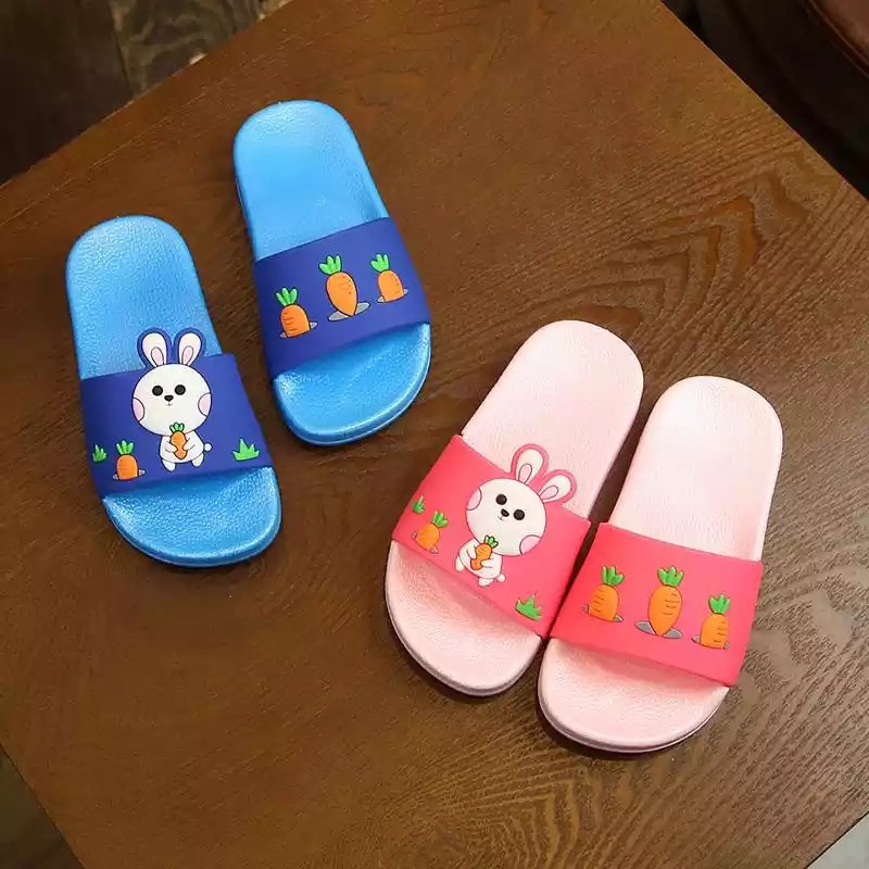 LittleAaron Sandal Anak BUNNYCARROT Sandal Anak Selop Karet Import Berkualitas 1-8  Sport Termurah Sendal Bayi Anak Cewek Cowok