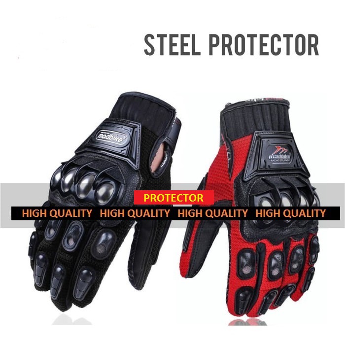 GLoves Sarung Tangan Motor  MADBIKE STEEL Glove  Nyaman ORIGINAL ASLI