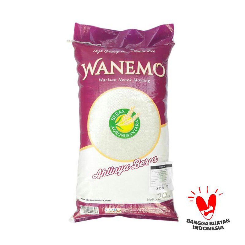 

Agro Nusantara Wanemo Beras [20 Kg]