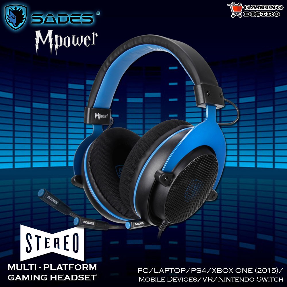 Headset Gaming Sades MPower - Sades MPower Gaming Headset