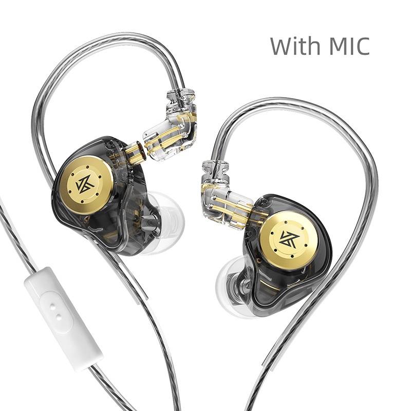 KZ EDX Pro Earphone with Mic alt TRN MT1 Pro QKZ AK6 Pro CCA CRA KZ DQ6s-EDX Pro Black Mic