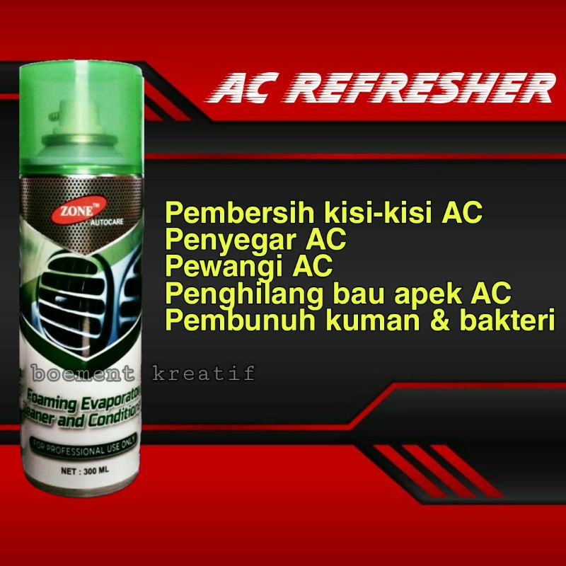 Pembersih Ac mobil/Ac refresher/penghilang bau apek mobil