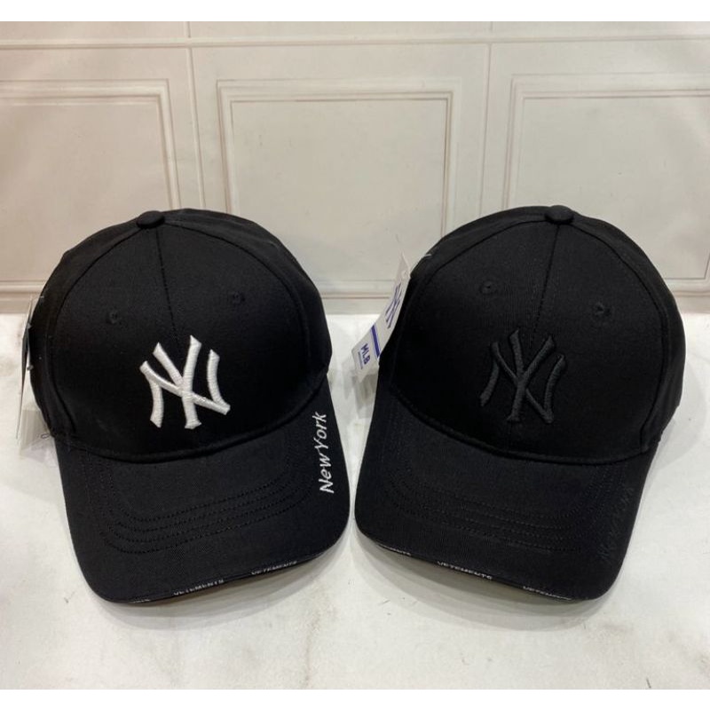 Topi Hitam NY / Topi Polos Hitam / Baseball Caps
