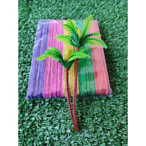 pohon kelapa plastik 2 cabang