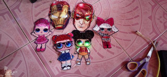 Terlaris Seqiun 2 Led Lol Dan Marvel 15 X 10 Cm